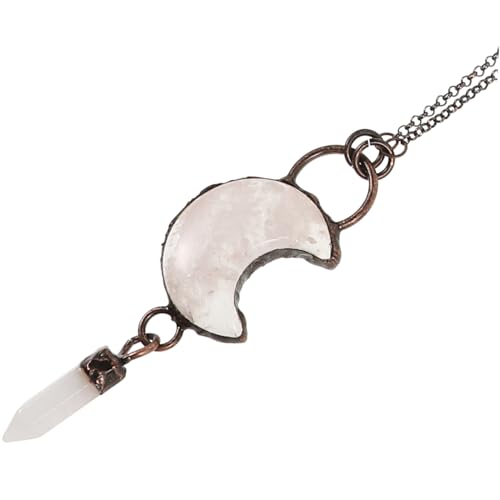 NIYANGLE Moon Charm Halskette Aus Mondanhänger Stilvolles Schmuckstück Für Frauen Für Partys Büro Und Alltag von NIYANGLE