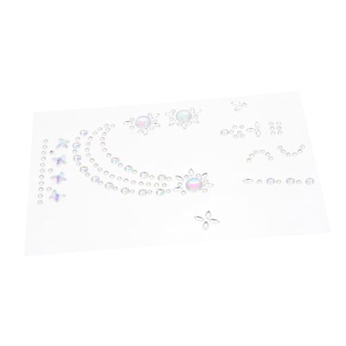 NIYANGLE Edelsteine Zum Aufkleben Für Gesicht Und Körper Selbstklebende Juwelen Für Mädchen Temporäre Körperkunst Für Festivals Und Partys Strass-aufkleber Für Augen Und Hände von NIYANGLE