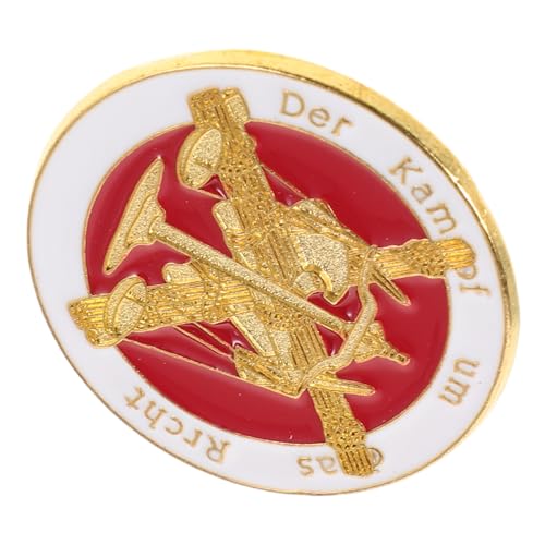 NIYANGLE Handgefertigte Anwaltsbrosche und Design Jurist Schmuck Accessoire Metallverarbeitung Symbolisches für Jurastudenten und Anwälte Sammlerstück von NIYANGLE