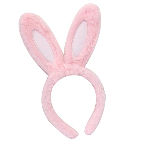 NIYANGLE Rabbit Ear Haarreif Für Damen Süßer Bunny Ohren Haarschmuck Für Partys Halloween Und Ostern Robuste Und Langlebige Haarband Dekoration Für Mädchen Und Frauen von NIYANGLE