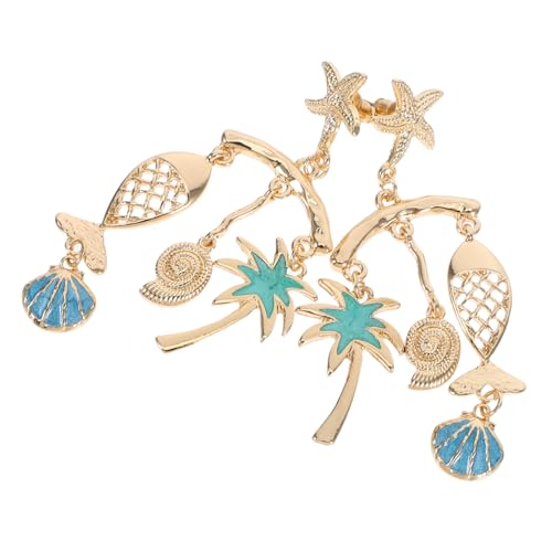 NIYANGLE Sommerstrand Ohrringe Damen Mit Muscheln Und Seesternen Für Tropische Urlaubsgarderobe Boho-strand-hängeohrringe Aus Leichtem Material Für Damen NIYANGLE Sommerstrand Ohrringe Damen Mit Muscheln Und Seesternen Für Tropische Urlaubsgarderobe Boho-strand-hängeohrringe Aus Leichtem Material Für Damen von NIYANGLE