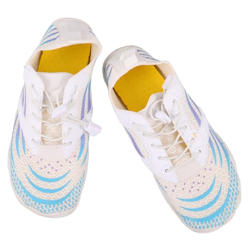 NIYANGLE Herren Wasserschuhe Strandschuhe Barfußschuhe Für Herren Schnelltrocknende Barfuß Wassersocken Schwimmschuhe Für Erwachsene Wasserschuhe Fluss Trekkingschuhe von NIYANGLE