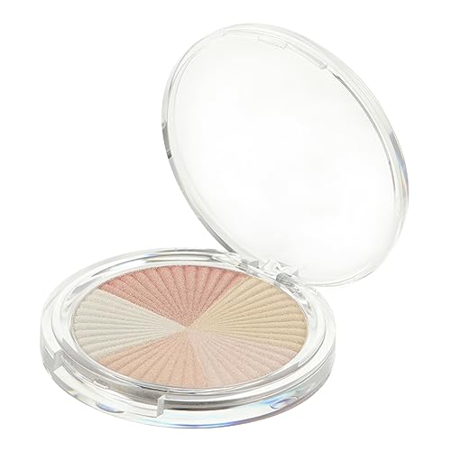 NIYANGLE Highlight Presspuder 5 Farben für Frauen Schimmerpuder Gesichtsmakeup Langanhaltend für Hochzeiten und Partys Einfach Aufzutragen Professionelles Make Up von NIYANGLE