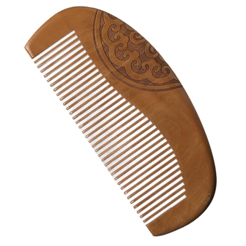 NIYANGLE Holzkamm Mit Feinen Zähnen Traditioneller Chinesischer Stylingkamm Für Damen Tragbar Und Handlich Für Lockiges Haar Und Verschiedene Haartypen Einfache Handhabung Für Zuhause von NIYANGLE