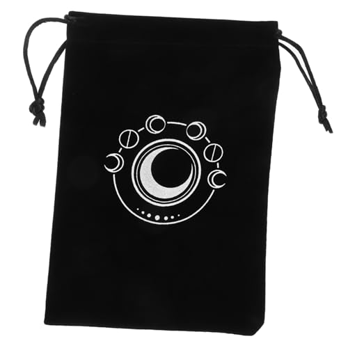 NIYANGLE Drawstring Tarot Bag Kordelzug-Beutel Für Tarotkarten Und Kartenspiele Praktischer Aufbewahrungsbeutel Für Divinatorische Utensilien Schmuck Und Kosmetik Geeignet Für von NIYANGLE