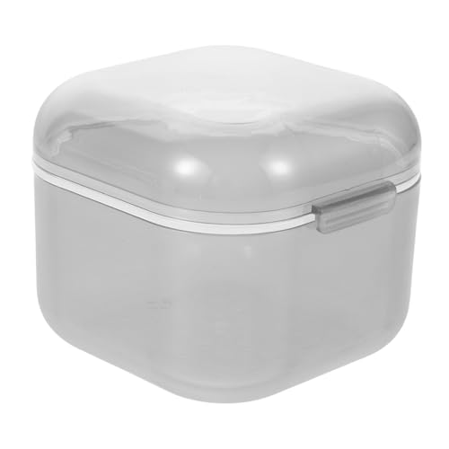 NIYANGLE Kasten Einweichbox für Nagelkunstwerkzeuge Nagelreiniger Nagelbithalter Nagelbohrerreiniger Bohrer-Organizer Halter für Nagelbohrer Bohrerhalter Plastik Black von NIYANGLE