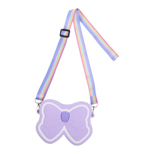 NIYANGLE Kinderbeutel 'Silicon Bag Umhängetasche Für -Cross -Body -umhängetasche Novelty -geldbörse Geldbörse Für Schleife Umhängetasche Polyester Lavender von NIYANGLE