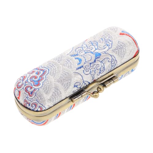 NIYANGLE Kompakter Lippenstift Organizer Mit Spiegel Retro Metallrahmen Praktischer Kosmetik Aufbewahrungsbox Für Lippenstifte Und Kleine Gegenstände Für Reisen Und Alltag von NIYANGLE