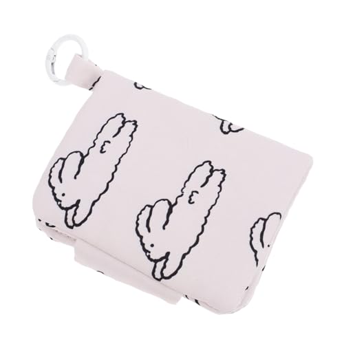 NIYANGLE Kleine Geldbörse Damen Mehrfachtaschen Kartenetui mit Schlüsselanhänger Kompakt und Leicht Tragbar Münzfach für Kreditkarten Ohrhörer Kabel Organizer Minimalistisches Design von NIYANGLE