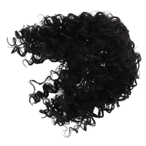 NIYANGLE Kleine Lockige Perücke Für Spitze Weiblich Erweiterungen Verlängerung Frauen Perücke Perücken Fälschung Formen Topper Kopfbedeckung Teil Hochtemperaturdraht Black NIYANGLE Kleine Lockige Perücke Für Spitze Weiblich Erweiterungen Verlängerung Frauen Perücke Perücken Fälschung Formen Topper Kopfbedeckung Teil Hochtemperaturdraht Black von NIYANGLE