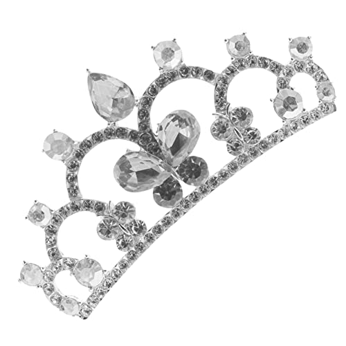 NIYANGLE Kleine Mit Strasssteinen Für Mädchen Geburtstagskrone Als Haaraccessoire Für Besondere Anlässe Bequem Und Glitzernd Für Partys Und Fotoshootings von NIYANGLE