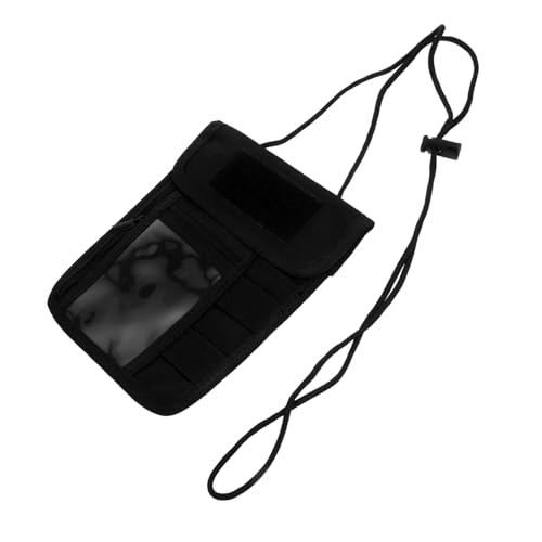 NIYANGLE Kleines Reise Brustbeutel aus Robustem Material mit Verstellbarem Neckholder Multifunktionale Outdoor Karten und Geldbörse für Damen und Herren Sicherer Verschluss für Wandern und von NIYANGLE