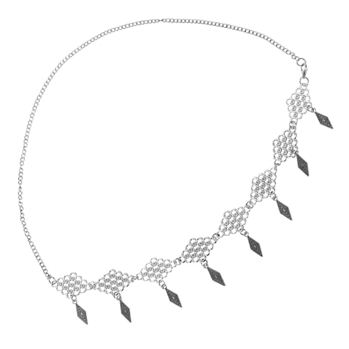 NIYANGLE Kopfschmuck Damen Unregelmäßige Hollow Alloy Haar Kette Haarschmuck Für Reisen Partys Festivals Stilvolle Kopfdekoration Für Modebewusste Frauen von NIYANGLE