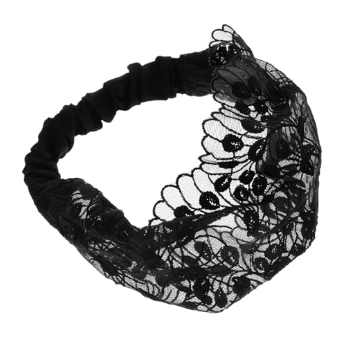 NIYANGLE Breites Dehnbares Stirnband Für Damen Spitze Marineblaue Kopfbedeckung Anti-rutsch-funktion Gesichtswasch-stirnband Elegant Weich NIYANGLE Breites Dehnbares Stirnband Für Damen Spitze Marineblaue Kopfbedeckung Anti-rutsch-funktion Gesichtswasch-stirnband Elegant Weich von NIYANGLE