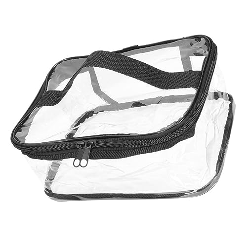 NIYANGLE Reise Kosmetiktasche Transparent Mit Griff Hochwertiger Make-up Organizer Für Frauen Für Hochzeiten Und Notfälle Praktischer Kosmetik Aufbewahrung Für Unterwegs von NIYANGLE