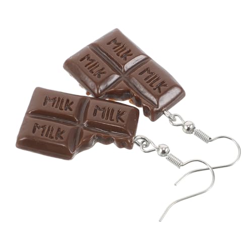 NIYANGLE Kreative Schokoladen Ohrringe Damen Resin Dangle Earrings Leicht Robust Verspieltes Design Geschenkidee für Valentinstag Muttertag NIYANGLE Kreative Schokoladen Ohrringe Damen Resin Dangle Earrings Leicht Robust Verspieltes Design Geschenkidee für Valentinstag Muttertag von NIYANGLE