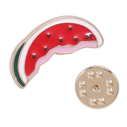 NIYANGLE Kreative Wassermelonen Brosche aus Langlebiger Modischer Anstecker für Frauen Einzigartiges Design als Schalclip Pullover und Kleidungs Dekoration von NIYANGLE
