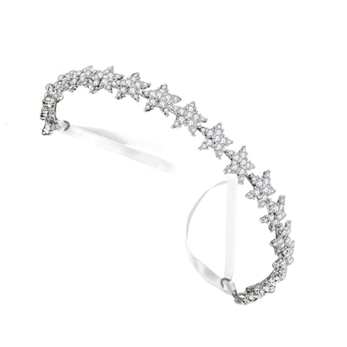 NIYANGLE Kristallstern Tiara Haarschmuck für Damen Hochzeitsaccessoire Handgefertigt Leicht und Langlebig für Hochzeit Verlobung und Feierlichkeiten NIYANGLE Kristallstern Tiara Haarschmuck für Damen Hochzeitsaccessoire Handgefertigt Leicht und Langlebig für Hochzeit Verlobung und Feierlichkeiten von NIYANGLE