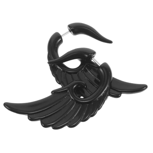 NIYANGLE Kunststoff Ohrstecker für Männer Leicht und Hautfreundlich Fake Plug Taper Ohrschmuck Unisex Modisch Langlebig Vielseitig Tragbar für Party Alltag Trendiges Design von NIYANGLE