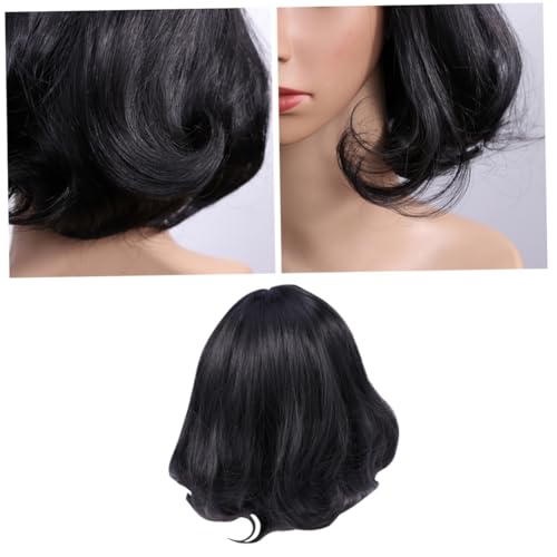 NIYANGLE Fashion Kurze Gerade Synthetische Perücke Mit Spitzenansatz Natürlicher Look Für Damen Und Mädchen Für Alltag Partys Cosplay Und Besondere Anlässe von NIYANGLE