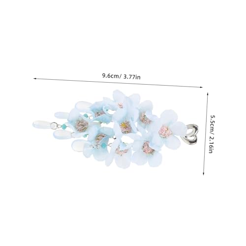NIYANGLE Blumenohrringe Für Damen Blumenquaste Hängende Ohrringe Urlaubsschmuck Blumenschmuck Kreative Ohrringe Partyschmuck Hochzeits-brautaccessoire NIYANGLE Blumenohrringe Für Damen Blumenquaste Hängende Ohrringe Urlaubsschmuck Blumenschmuck Kreative Ohrringe Partyschmuck Hochzeits-brautaccessoire von NIYANGLE
