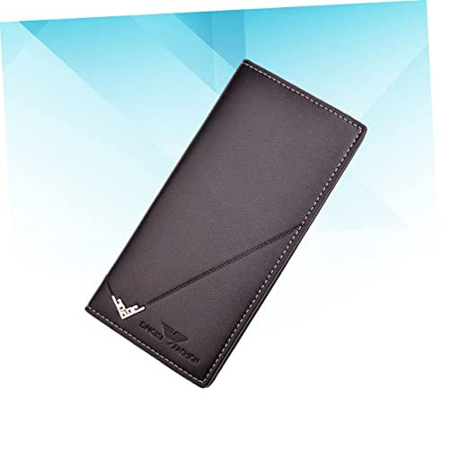 NIYANGLE Herren Brieftasche Aus Hochwertigem Pu-Material Praktische Geldbörse Mit Reißverschluss Großes Fassungsvermögen Für Kreditkarten Und Bargeld Langlebige Aufbewahrung Weiche von NIYANGLE