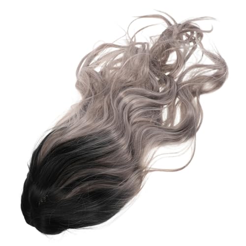 NIYANGLE Langhaar-perücke Damen Wellig Lockig Hitzeresistente Gradient Synthetic Wig Cap Natürlicher Look Pflegeleicht für Alltag Party Cosplay von NIYANGLE