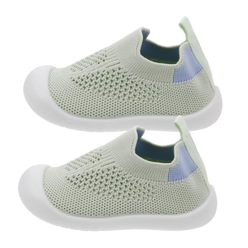 NIYANGLE Lauflernschuhe Atmungsaktiv Mesh rutschfest Leichter Babyschuh Monate Unisex Frühling Sommer Kick Machine Slip Fußschutz von NIYANGLE