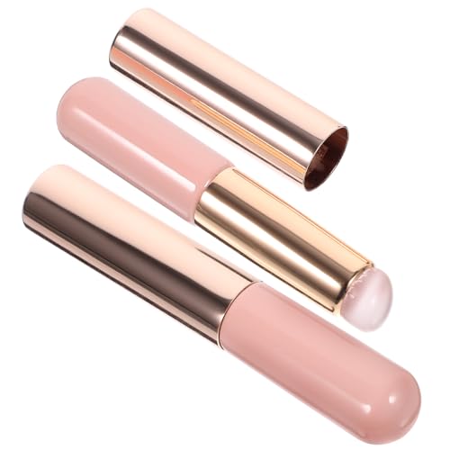 NIYANGLE Lippenpinsel Für Frauen 2 Stück Silikon-lippen-make-up-pinsel Concealer Tragbar von NIYANGLE