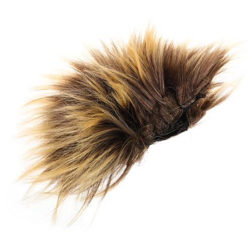 NIYANGLE Lustige Cosplay Perücke Stacheliges Design Braune Party Perücke Für Erwachsene Und Festival Karneval Halloween Kostüm Zubehör Spaßige Haarperücke Für Feiertagsfeiern von NIYANGLE