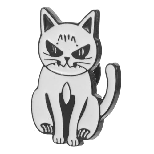 NIYANGLE Lustige Katzenbrosche aus Langlebiger Legierung Süße Cartoon brosche für Rucksack Kleidung und Accessoires Einzigartiges Design für Damen Modisches Ansteckpin Vielseitiges von NIYANGLE