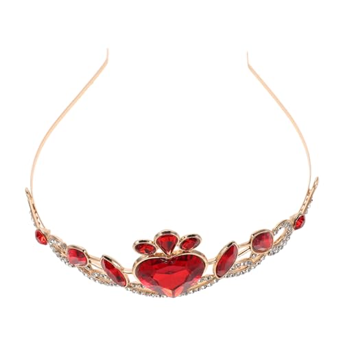 NIYANGLE Luxuriöse Braut Krone Haarreif mit Funkelndem Strass Haaraccessoire für Hochzeit Party und Festliche Anlässe Langlebiges Prinzessin Tiara Kopfstück von NIYANGLE