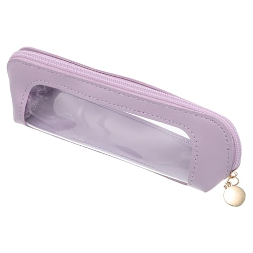 NIYANGLE Make-up-Pinsel-Etui mit Reißverschluss: Halter für kosmetische Gesichtspinsel – Reisetasche für Künstler-Eyeliner-Stifte mit glattem Reißverschluss – Kompakter Kosmetik-Organizer von NIYANGLE