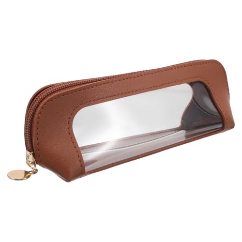 NIYANGLE Make-up-Pinsel-Etui mit Reißverschluss: Halter für kosmetische Gesichtspinsel – Reisetasche für Künstler-Eyeliner-Stifte mit glattem Reißverschluss – Kompakter Kosmetik-Organizer von NIYANGLE