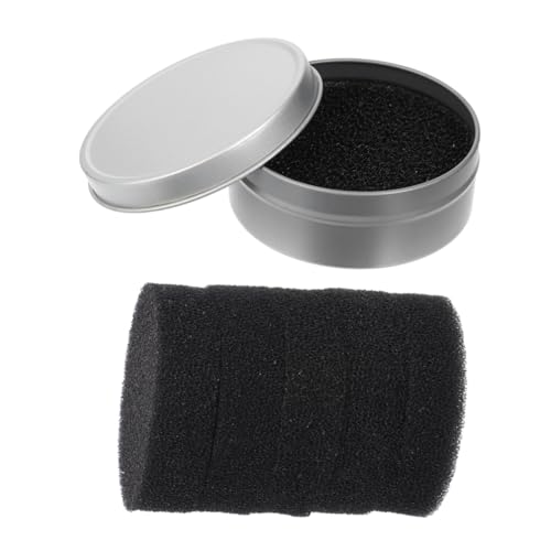 NIYANGLE Make up pinselreinigungsset mit Farbentferner schwamm Leichte Tragbare Reinigungsbox für Lidschatten Puderreste Waschbarer Schwamm mit Austauschbaren Einsätzen Schnelle von NIYANGLE
