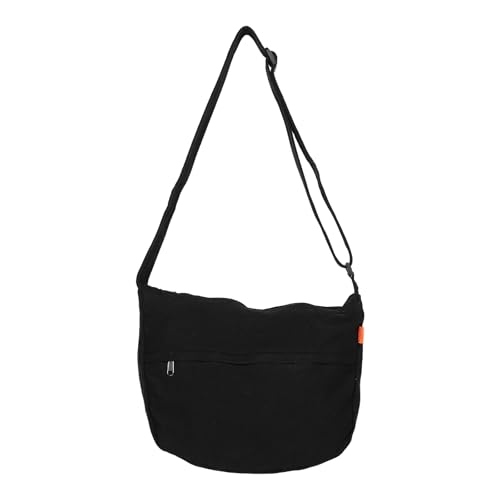 NIYANGLE Messenger Bag: Canvas-Messenger Bag mit großen Fächern – Vintage-Ästhetik-Umhängetasche zum Einkaufen, Pendeln und für Freizeitausflüge von NIYANGLE