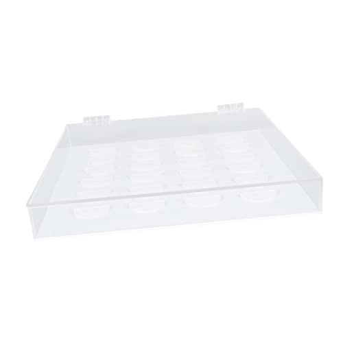 NIYANGLE Monolayer Wimpern Aufbewahrungsbox Acryl Grafting Lash Display Container Makeup Organizer Für Falsche Wimpern Transparent Und Stabil Für Professionelle Anwendungen von NIYANGLE