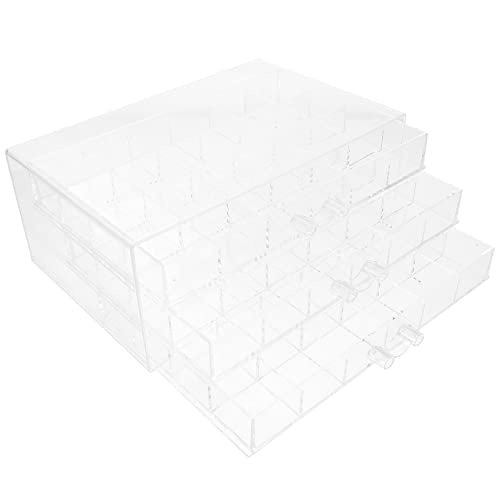 NIYANGLE Multi Fächer Schmuckaufbewahrungsbox Tragbarer Organizer für Ohrringe und Perlen für Tägliche Nutzung von NIYANGLE