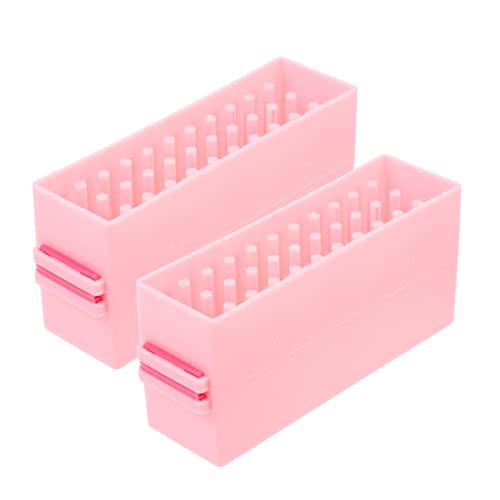 NIYANGLE Nagelbohrer Halter für Maniküre Praktische Aufbewahrungsbox für Polierköpfe Hochwertiger Organizer für und Heimgebrauch von NIYANGLE