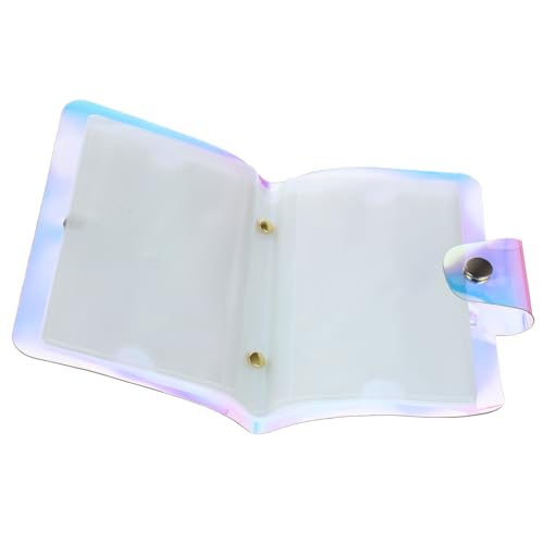 NIYANGLE Nagelkunst Stempelhalter Kartenetui mit Fächern Langlebige Nagelvorlagen Aufbewahrungstasche mit Druckknopf Rechteckige Nagelschablonen Tasche für Nagelstempel Organizer von NIYANGLE