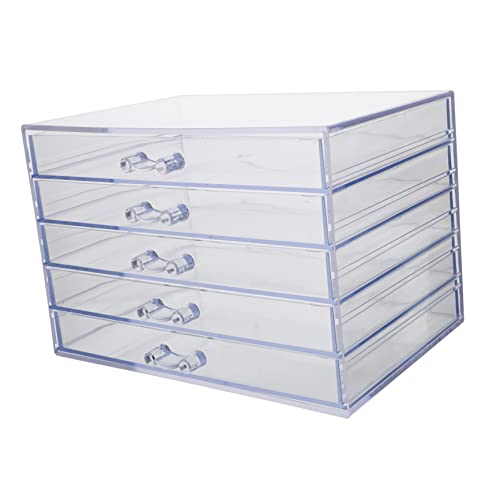 NIYANGLE Nagelwerkzeug-aufbewahrungsbehälter Organizer Für Acryl-nagelzubehör Schubladenbox Für Nagelprodukte Behälter Für Kleine Schmuckstücke Praktischer Koffer Für Zuhause Und Geschäft von NIYANGLE