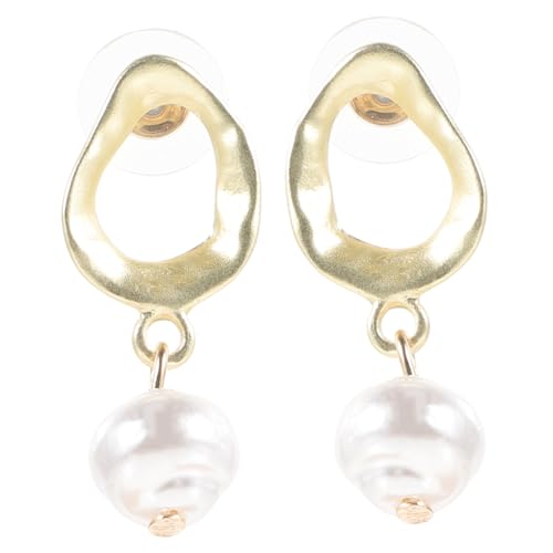 NIYANGLE Natürliche Süßwasserperlen Ohrringe Damen Vintage Stil Modische Dangler Ohrhänger Elegant Silber Ohrstecker Schmuck für Frauen Party Banquet NIYANGLE Natürliche Süßwasserperlen Ohrringe Damen Vintage Stil Modische Dangler Ohrhänger Elegant Silber Ohrstecker Schmuck für Frauen Party Banquet von NIYANGLE