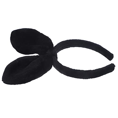 NIYANGLE Niedlicher Hasenohren Haarreif mit Schleife Bequemes Kaninchen Stirnband für Karneval Ostern und Cosplay für Partys und Fotoshootings von NIYANGLE