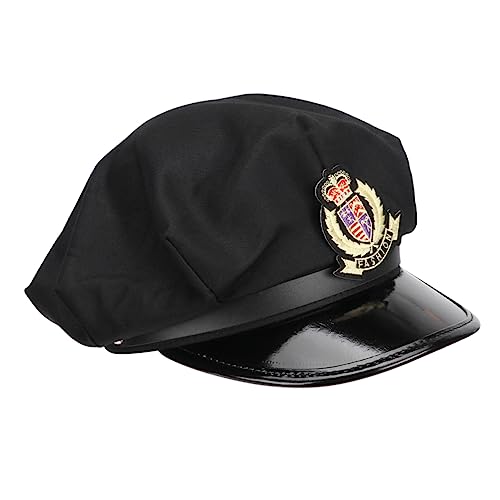 NIYANGLE Octagonale Admiral Mütze für Männer Leichte Seemannsmütze Strapazierfähigem Material für Kostüme und Halloween Darbietungen mit Stilvollem Goldenem Weizen Design von NIYANGLE