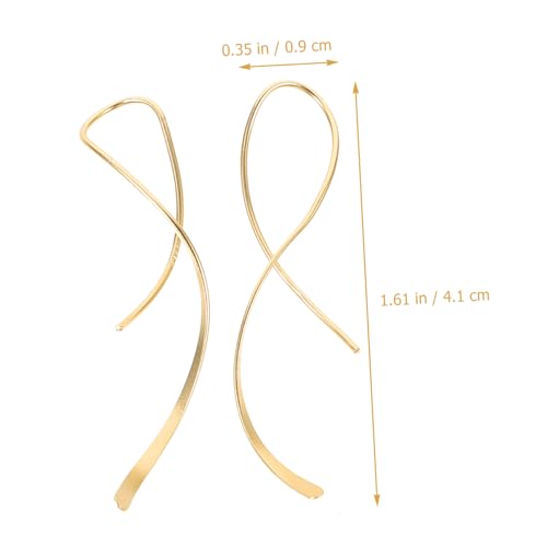 NIYANGLE Ohrstecker Damen Unregelmäßige Geometrische Ohrhänger Wellenförmige Kurven Ohrschmuck Schmuck Geschenkidee für Party Alltag NIYANGLE Ohrstecker Damen Unregelmäßige Geometrische Ohrhänger Wellenförmige Kurven Ohrschmuck Schmuck Geschenkidee für Party Alltag von NIYANGLE