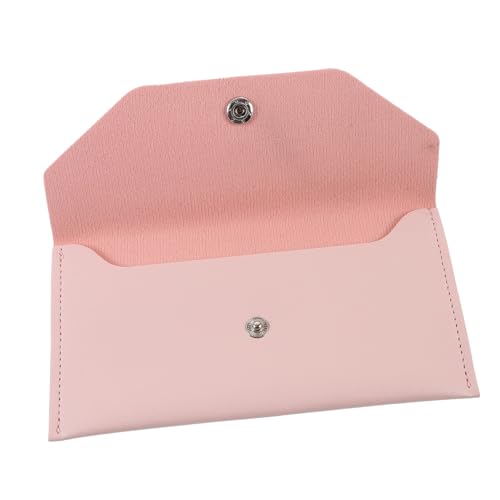 NIYANGLE PU Multifunktionaler Kartenhalter mit Druckknopf Großes Portmonee für Kredit und Visitenkarten Stilvoller Geldbeutel für Herren Ordentliches Innenfach Perfektes zu Besonderen von NIYANGLE