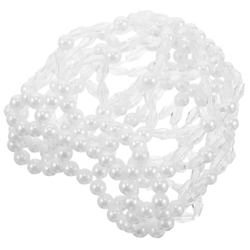 NIYANGLE Perlen-haarnetz Gehäkelt Elastisch Für Tanzdutts Party-accessoires Haarschmuck Für Damen Und Mädchen Zum Tanzen Und Skaten von NIYANGLE