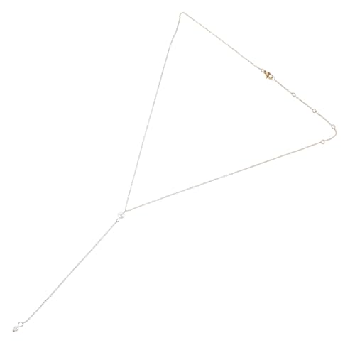 NIYANGLE Perlenkette Damen Minimalistische Vergoldete Halskette mit Perlenanhänger Leichte Schmuckkette für Alltag und Party Ästhetische Damenkette von NIYANGLE