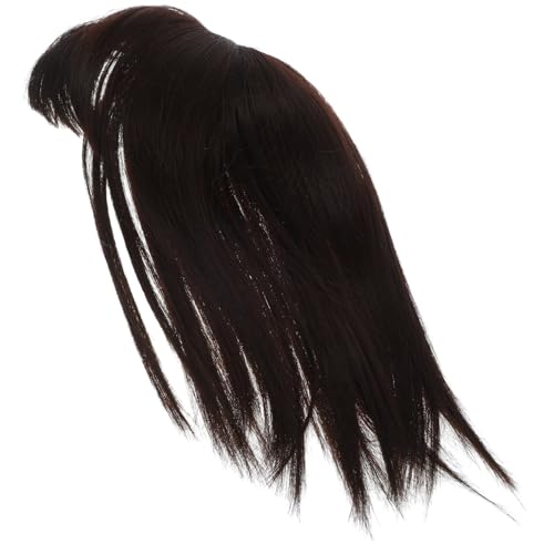 NIYANGLE Damen Haarteil Clip Topper Für Dünnes Haar Unsichtbare Haarverlängerung Mit Natürlichem Look Tiefbraun Perfekter Sitz Vielseitig Stylbar Mit Dickem von NIYANGLE
