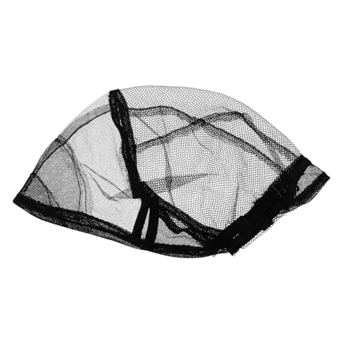 NIYANGLE Perückenkappe Aus Mesh Mit Dome-kappe Elastische Perückenhüte Einfache Perückenkappen Perückennetzkappen Atmungsaktive Perücken Für Damen Schwarz von NIYANGLE